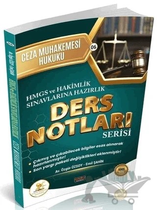 2026 HMGS Hakimlik HUKAL Ceza Muhakemesi Hukuku Ders Notları – Özgür Özsoy, Ernil Şahin – Savaş Yayınevi kitap kapağı
