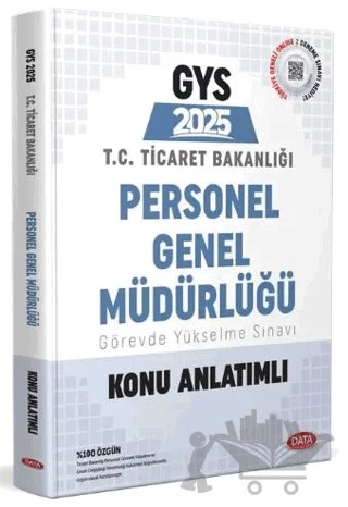Ticaret Bakanlığı Personel Genel Müdürlüğü GYS Konu Anlatımlı – Kolektif – Data Yayınları kitap kapağı