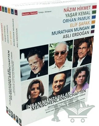 İnsan Manzaraları Türkiye'den Altı Yazar Portresi 6 Film DVD ve 6 Kitapçık – Osman Okkan – Alfa Yayınları kitap kapağı