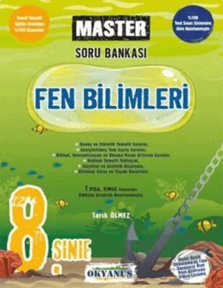 Okyanus 8. Sınıf Fen Bilimleri Master Soru Bankası – Kolektif – Okyanus Yayınları kitap kapağı