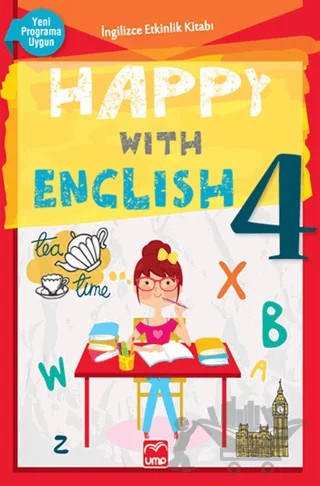 Happy With English 4 – Kolektif – UMP Yayınları kitap kapağı