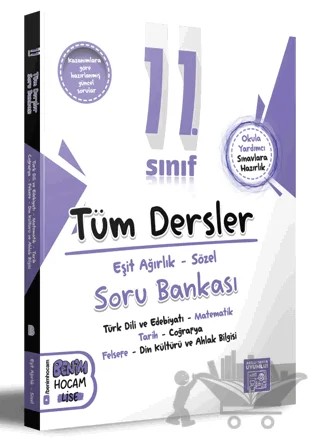 11. Sınıf Eşit Ağırlık - Sözel Tüm Dersler Soru Bankası – Kolektif – Benim Hocam Yayınları kitap kapağı