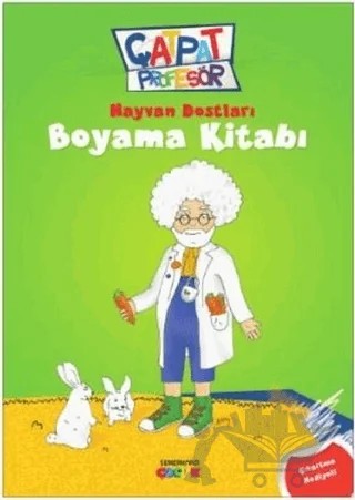 Hayvan Dostları Boyama Kitabı - Çatpat Profesör – Kolektif – Semerkand Çocuk Yayınları kitap kapağı