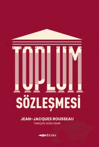 Toplum Sözleşmesi – Jean-Jacques Rousseau – Tefrika Yayınları kitap kapağı
