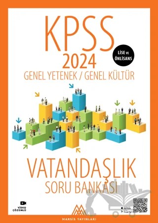 KPSS GKGY Vatandaşlık Soru Bankası Lise ve Önlisans – Kolektif – Marsis Yayınları kitap kapağı