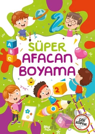 Süper Afacan Boyama Kitabı – Kolektif – Bilgi Park kitap kapağı