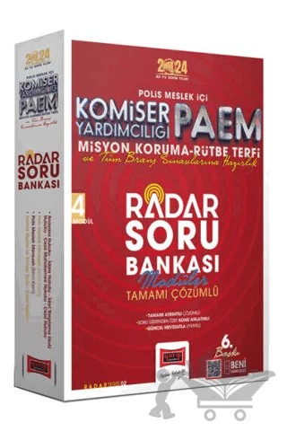 2024 Polis Meslek İçi PAEM Komiser Yardımcılığı Misyon Koruma Rütbe Terfi Radar Soru Bankası – Kolektif – Yargı Yayınevi kitap kapağı