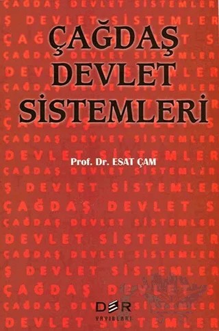 Çağdaş Devlet Sistemleri – Esat Çam – Der Yayınları kitap kapağı
