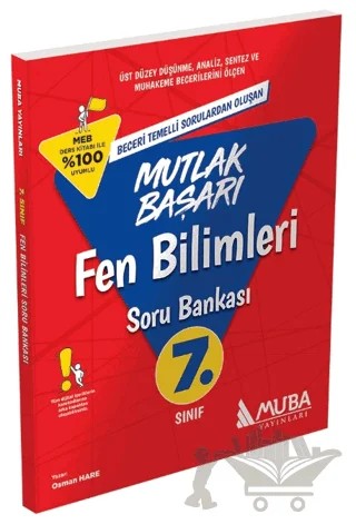 7. Sınıf Fen Bilimleri Soru Bankası – Osman Hare – Muba Yayınları kitap kapağı