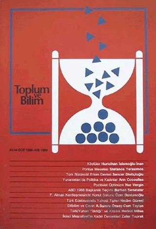 Toplum ve Bilim 43/44 – Birikim Yayınları kitap kapağı
