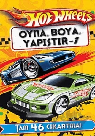 Hot Wheels Oyna, Boya, Yapıştır - 1 – Kolektif – Doğan Egmont Yayıncılık kitap kapağı