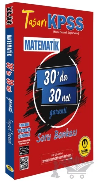 Kpss Matematik 30 Da 30 Net Soru Bankası – Kolektif – Tasarı Eğitim Yayınları kitap kapağı