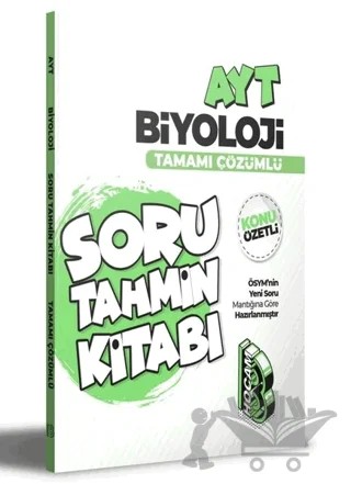 AYT Biyoloji Konu Özetli ve Tamamı Çözümlü Soru Tahmin Kitabı – Kolektif – Benim Hocam Yayınları kitap kapağı