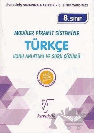 8. Sınıf Modüler Piramit Sistemiyle Türkçe Konu Anlatımı ve Soru Çözümü – Neşet Günel – Karekök Yayıncılık kitap kapağı