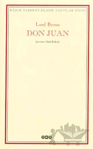 Don Juan – Lord Byron – Yapı Kredi Yayınları kitap kapağı