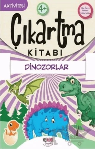 Dinozorlar - Çıkartma Kitabı – Kolektif – Mekika Yayınevi kitap kapağı