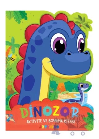 Dinozor - Aktivite ve Boyama Kitabı Serisi – Kolektif – Artenino Yayıncılık kitap kapağı