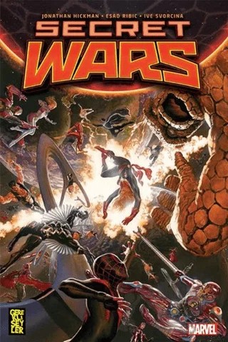 Secret Wars – Jonathan Hickman – Gerekli Şeyler Yayıncılık kitap kapağı