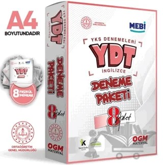 2025 ÖSYM YKS-YDT İngilizce MEBİ OGM Deneme Paketi Güncel 9lu Fasikül (Online Seri Deneme Paketi) – Kolektif – Karakutu Yayın kitap kapağı