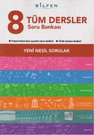 8. Sınıf Tüm Dersler Soru Bankası – Kolektif – Bilfen Yayıncılık kitap kapağı