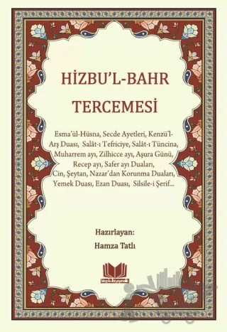 Hizbul Bahr Tercümesi – Hamza Tatlı – Kitap Kalbi Yayıncılık kitap kapağı