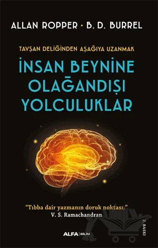İnsan Beynine Olağandışı Yolculuklar – Allan Ropper, BD Burrell – Alfa Yayınları kitap kapağı