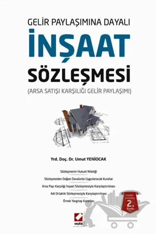 İnşaat Sözleşmesi – Umut Yeniocak – Seçkin Yayıncılık kitap kapağı
