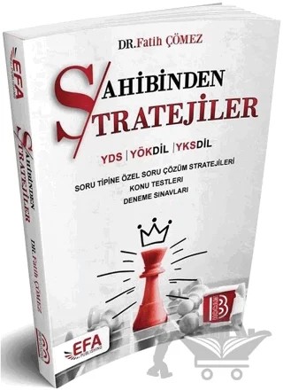 Benim Hocam YDS-YÖKDİL-YKSDİL Sahibinden Stratejiler (EFA Serisi) – Fatih Çömez – Benim Hocam Yayınları kitap kapağı