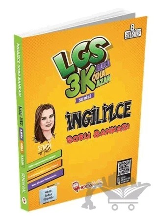 8. Sınıf LGS 3K Serisi İngilizce Soru Bankası – Kolektif – Hoca Kafası Yayınları kitap kapağı