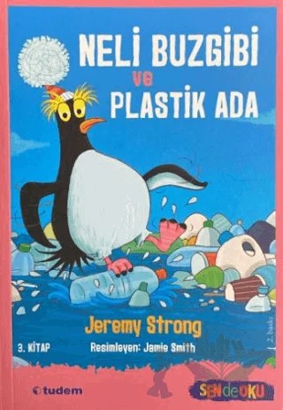 Neli Buzgibi ve Plastik Ada 3.Kitap – Jeremy Strong – Tudem Yayınları kitap kapağı