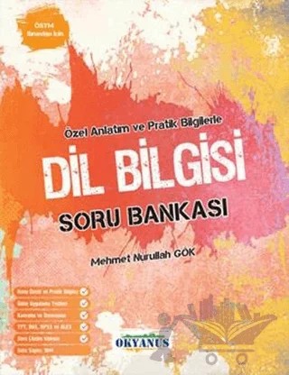 Dil Bilgisi Soru Bankası – Mehmet Nurullah Gök – Okyanus Yayınları kitap kapağı