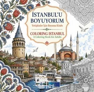 İstanbul'u Boyuyorum - Coloring Istanbul – Kolektif – İBB Yayınları kitap kapağı
