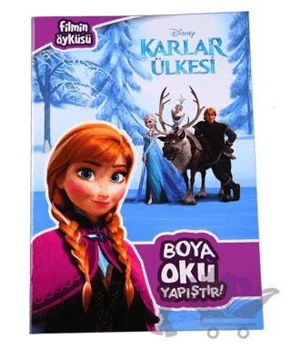 Disney Karlar Ülkesi Boya Oku Yapıştır – Kolektif – Doğan Egmont Yayıncılık kitap kapağı