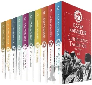 Cumhuriyet Tarihi Seti - İlk Yıllar (10 Kitap Lüx Kutulu) – Kazım Karabekir – Truva Yayınları kitap kapağı