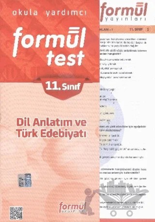 11. Sınıf Dil Anlatım ve Türk Edebiyatı Yaprak Test – Kolektif – Formül Yayınları kitap kapağı