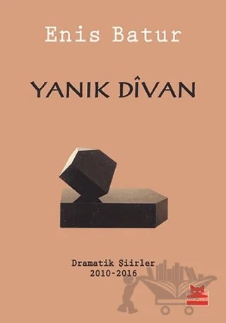 Yanık Divan – Enis Batur – Kırmızı Kedi Yayınevi kitap kapağı