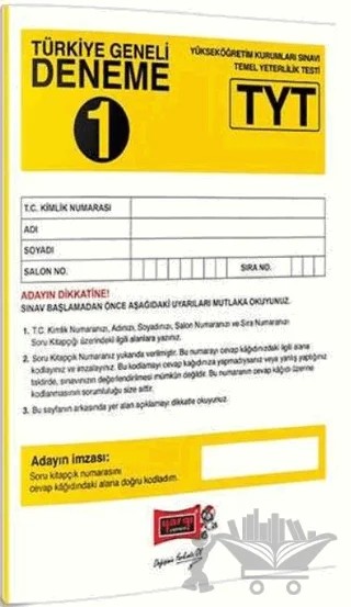 TYT Türkiye Geneli Deneme 1 – Kolektif – Yargı Yayınevi kitap kapağı