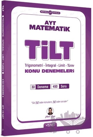 AYT TİLT Denemeleri Trigonometri İntegral Limit Türev 30'lu Deneme – Mert Güven – Mert Hoca Yayınları kitap kapağı