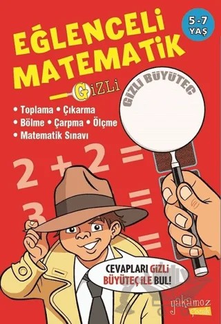 Eğlenceli Matematik - Gizli – Kolektif – Yakamoz Yayınevi kitap kapağı