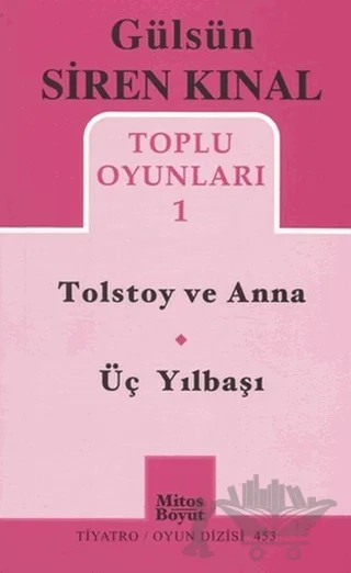 Tolstoy ve Anna - Üç Yılbaşı – Gülsün Siren Kınal – Mitos Boyut Yayınları kitap kapağı