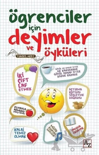 Öğrenciler İçin Deyimler ve Öyküleri – Yüksel Mert – Az Kitap kitap kapağı