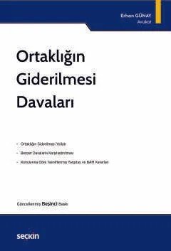 Ortaklığın Giderilmesi Davaları – Erhan Günay – Seçkin Yayıncılık kitap kapağı