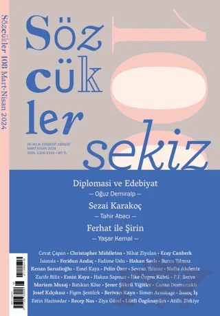 Sözcükler Dergisi 108. Sayı Mart - Nisan 2024 – Sözcükler Yayınları kitap kapağı