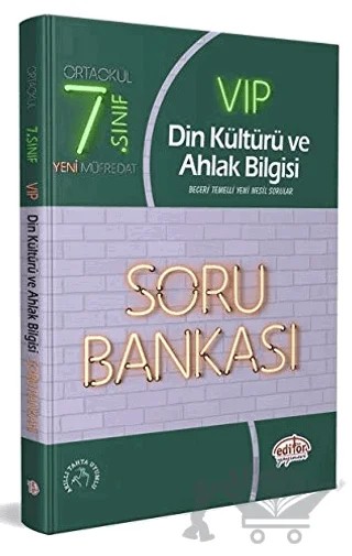 7. Sınıf VIP Din Kültürü ve Ahlak Bilgisi Soru Bankası – Kolektif – Editör Yayınevi kitap kapağı