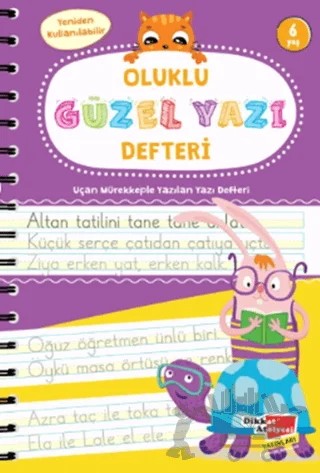Oluklu Güzel Yazı Defteri Kitabı 6 Yaş ve Üzeri – Kolektif – Dikkat Atölyesi Yayınları kitap kapağı