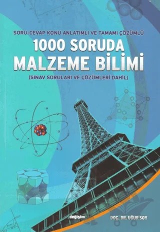 1000 Soruda Malzeme Bilimi – Uğur Soy – Değişim Yayınları kitap kapağı