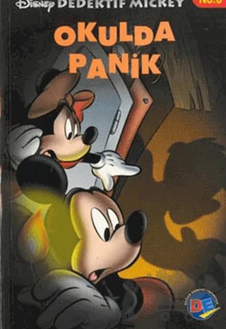 Dedektif Mickey - Okulda Panik No:8 – Mauricette Badine – Doğan Egmont Yayıncılık kitap kapağı
