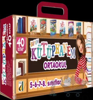 Benim Kütüphanem Ortaokul - 5.6.7.8. Sınıflar (40 Kitap) – Kolektif – Damla Yayınevi kitap kapağı