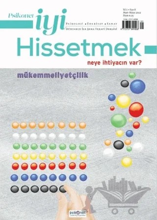 Psikonet İyi Hissetmek Sayı: 6 Neye İhtiyacın Var? Mükemmeliyetçilik – Psikonet Dergi kitap kapağı