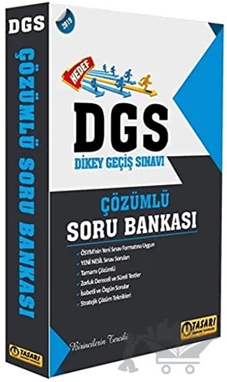 Hedef 2019 DGS Çözümlü Soru Bankası – Özgen Bulut – Tasarı Eğitim Yayınları kitap kapağı